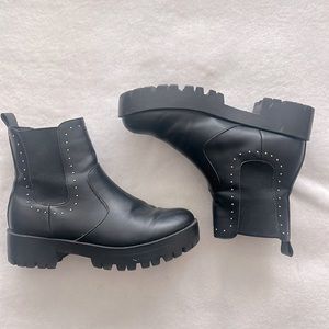 madden girl black booties